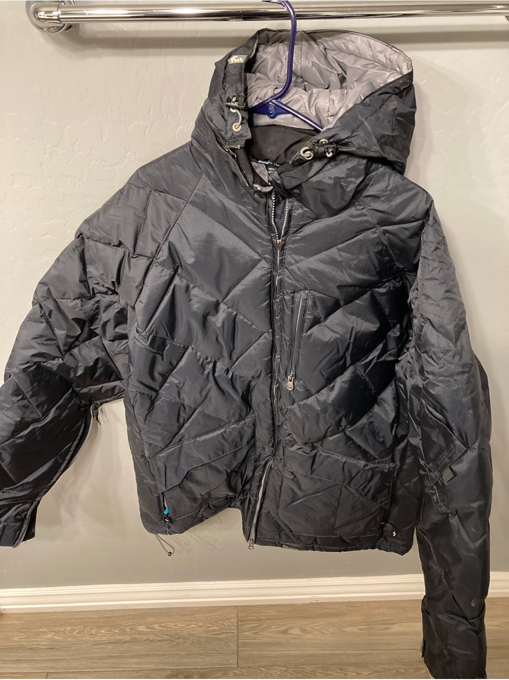 Freeworld Outerwear 2000mm Waterproof Black Hooded Board Jacket
